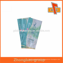 Eco-friendly lamiated custom Silk paper bag /rice paper bag /side gusset tea pouch